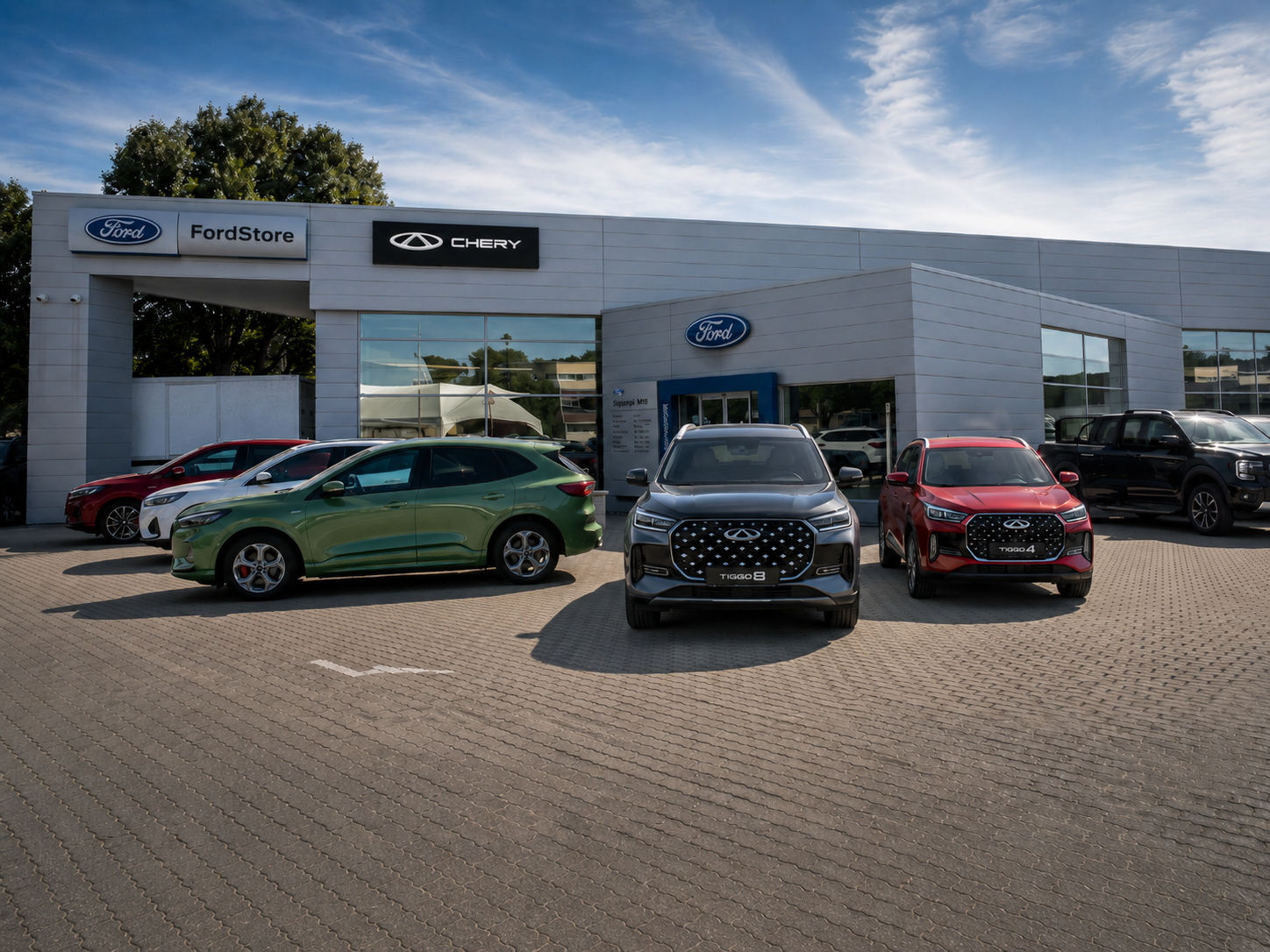 Chery M3 Budapest telephely az M3-as autópálya kivezető szakaszánál, Városkapu utca 11.